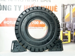 Lốp đặc xe nâng hiệu MASAI size 650-10 thương hiệu Thái Lan