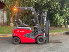 Xe nâng điện ngồi lái NICHIYU FB15P-80B-300AF năm 2020, nâng cao 3m