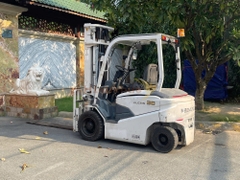 Xe nâng điện ngồi lái NICHIYU FB30PN-80B-400SAF năm 2021, nâng cao 4m