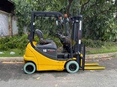 Xe nâng điện ngồi lái KOMATSU FB15-12 năm 2021, nâng cao 3m