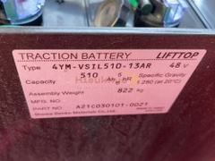 Xe nâng điện ngồi lái NICHIYU FB18PN-80B-300SF năm 2021, nâng cao 3m