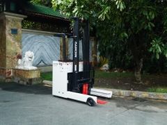 Xe nâng điện đứng lái NICHIYU FBRM15-85-430 năm 2021, nâng cao 4.3m