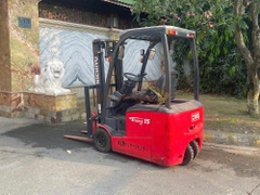 Xe nâng điện ngồi lái NICHIYU FBT15PN-80B-300 năm 2021, nâng cao 3m