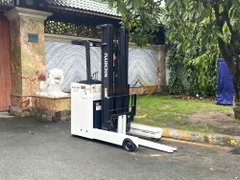Xe nâng điện đứng lái NICHIYU FBRM18-80-400 năm 2019, nâng cao 6m