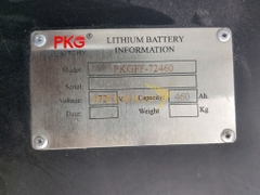 Pin Lithium xe nâng PKG 72V-460Ah Model: PKGFF-72460
