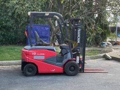Xe nâng điện ngồi lái NICHIYU FB18PN-80B-300SF năm 2021, nâng cao 3m