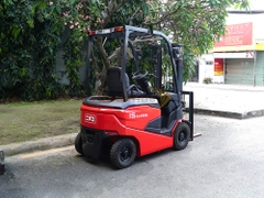 Xe nâng điện ngồi lái NICHIYU FB15PN-80-300 năm 2020, nâng cao 3m