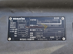 Xe nâng điện đứng lái KOMATSU FB15RW-15 năm 2020, nâng cao 4m