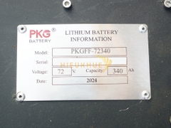 Pin Lithium xe nâng PKG 72V-340Ah Model: PKGFF-72340V3