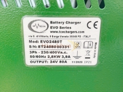 Máy sạc Ắc Quy thông minh hiệu TCE EVO 24V-80A Model TCE EVO2480T