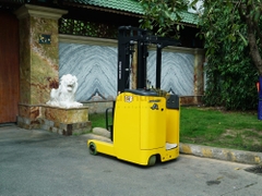 Xe nâng điện đứng lái KOMATSU FB13RS-15 năm 2021, nâng cao 4m