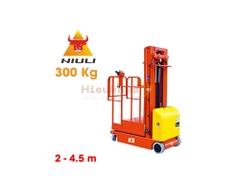 Xe thang nâng người mini 300 kg lên cao từ 2 - 4.5 mét NIULI Model GOPZ