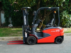 Xe nâng điện ngồi lái NICHIYU FB25PN-80C-3F470 năm 2022, nâng cao 4.7m
