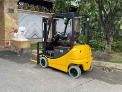 Xe nâng điện ngồi lái KOMATSU FB15-12 năm 2021, nâng cao 3m