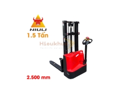 Xe nâng stacker 1.5 tấn nâng cao 2.5 m NIULI CTQB1525