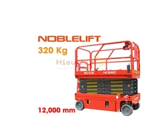 Xe thang nâng người 320 kg lên cao 12 mét NOBLELIFT Model SC12E