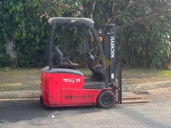 Xe nâng điện ngồi lái NICHIYU FBT15PN-80B-300 năm 2021, nâng cao 3m