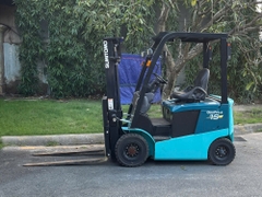 Xe nâng điện ngồi lái SUMITOMO 41FB15PXIII năm 2020, nâng cao 3m