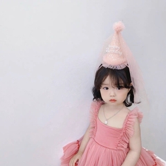 Bờm Mũ Chóp Sinh Nhật Bờm Tóc Sinh Nhật Vương Miện Siêu Dễ Thương Phong Cách Hàn Quốc
