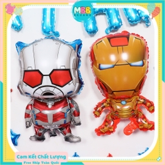 Bong Bóng Siêu Nhân Người Nhện, Spider Man, Iron Man Trang Trí Sinh Nhật Cho Bé