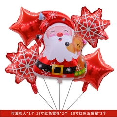 Set Phối Bong Bóng Bay Và Ông Già NOEL  Trang Trí NOEL, Giáng Sinh