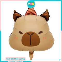 Bóng bay lá nhôm Baby Three, Kapybara, Labubu trang trí sinh nhật