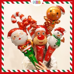 [NOEL 2024] Bong Bóng Tay Cầm NOEL, Phao Cài Tóc Cho Bé Phụ Kiện Đồ Trang Trí Tiệc Noel Giáng Sinh MBBDecor