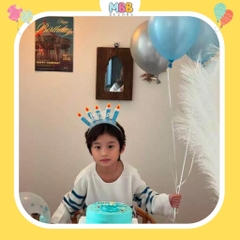 Cài Tóc Sinh Nhật, Bờm Sinh Nhật Happy Birthday Gắn Nến