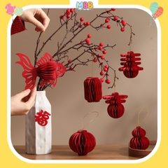 Phụ Kiện Trang Trí Tết 2026 Nhiều Chủ Đề Lân Sư Rồng, Tết Cổ Truyền, Làm Background Chụp Ảnh