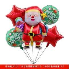 Set Phối Bong Bóng Bay Và Ông Già NOEL  Trang Trí NOEL, Giáng Sinh