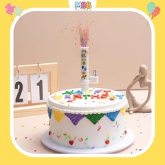 Nến Sinh Nhật Phụt Kẹo Bất Ngờ Có Nhạc Happy Birthday Trang Trí Bánh Kem