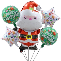 Set Phối Bong Bóng Bay Và Ông Già NOEL  Trang Trí NOEL, Giáng Sinh