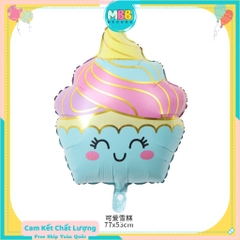 Bong Bóng Hình Bánh Kẹo Ngọt Màu Pastel Dễ Thương