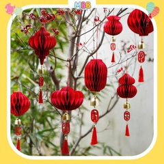 Phụ Kiện Trang Trí Tết 2026 Nhiều Chủ Đề Lân Sư Rồng, Tết Cổ Truyền, Làm Background Chụp Ảnh