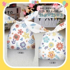 Set 10 Cái Túi Chia Quà, Bánh Kẹo Sinh Nhật Cho Các Bé, Túi Đựng Bánh Kích Thước  17x29cm Thỏ Răng Thỏ