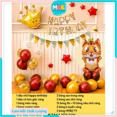 et Trang Trí Sinh Nhật Tuổi Mèo Cho Bé SET 04