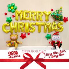 Trang Trí Giáng Sinh Noel - Set Bóng Trang Trí Giáng Sinh Noel Merry Chirstmast Nhiều Kiểu Dáng