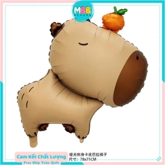 Bóng bay lá nhôm Baby Three, Kapybara, Labubu trang trí sinh nhật