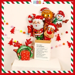 [NOEL 2024] Bong Bóng Tay Cầm NOEL, Phao Cài Tóc Cho Bé Phụ Kiện Đồ Trang Trí Tiệc Noel Giáng Sinh MBBDecor