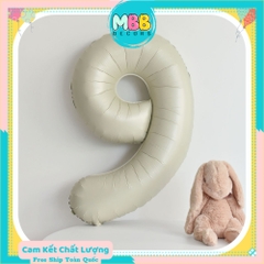 [TPHCM-TẶNG ỐNG THỔI] Bóng Số Sinh Nhật Màu Trắng Kem Tông Hàn Quốc Cao 70cm Chụp Ảnh Sinh Nhật Sang Đẹp