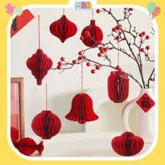 Phụ Kiện Trang Trí Tết 2026 Nhiều Chủ Đề Lân Sư Rồng, Tết Cổ Truyền, Làm Background Chụp Ảnh