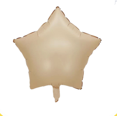 BÓNG NGÔI SAO MÀU NÂU CARAMEL 18IN