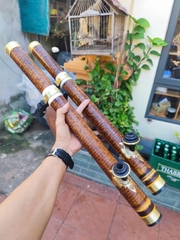 Điếu cày da báo hoa văn
