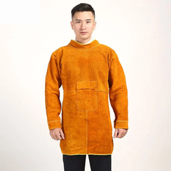 Áo Khoác Chịu Nhiệt Da Bò Chuyên Dụng Cho Thợ Hàn