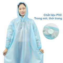 Áo Mưa 1 Người Liền Thân Rando Easy Trum Bằng Nhựa PVC Cao Cấp