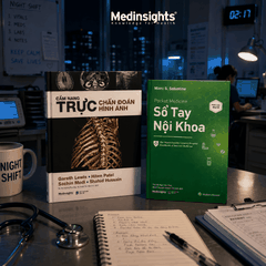 Bộ Sách Thực Hành Lâm Sàng: Sổ Tay Nội Khoa + Cẩm Nang Trực Chẩn Đoán Hình Ảnh