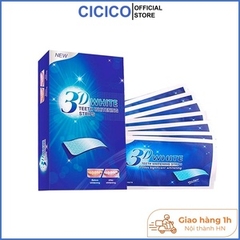 Miếng dán trắng tăng 3D White Teeth Whitening Strip hộp 7 miếng dán