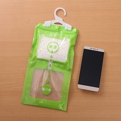 Túi hút ẩm tủ quần áo, hút ẩm phòng ngủ, gói hút ẩm 2 ngăn H201 chống ẩm chống mốc có móc treo siêu hút ẩm