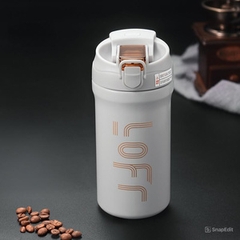 Bình giữ nhiệt 600ml có ống hút, ly giữ nhiệt nóng lạnh 6-12 tiếng không đổ mồ hôi, lõi inox 316 cao cấp