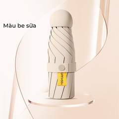 Ô che mưa gấp gọn mini, dù mini bỏ túi, ô dù che nắng mưa siêu nhẹ, chống tia UV UPF50+ kèm hộp đựng sang trọng